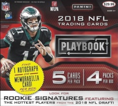 2018 Panini Playbook NFL Football MEGA Box